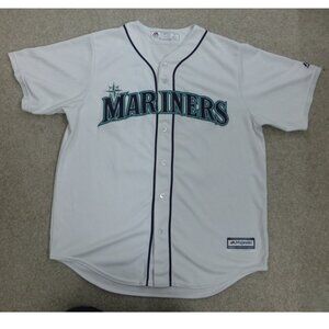 Seattle Mariners Cano #22 White Jersey Size L (Faint stains at front)